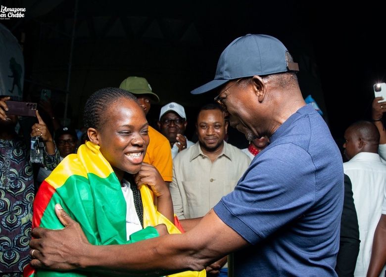 Le président Patrice Talon au marathon culinaire de la cheffe Keith Sonon